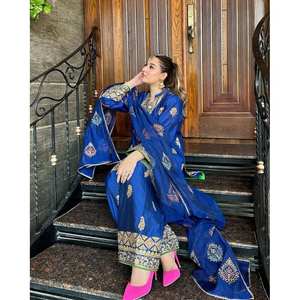 Beau haut et bas de fête avec ensemble élégant de taille Dupatta XL - Product Image 2