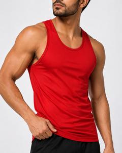 Débardeur Homme Col Rond Sans Manches Tricoté Couleur Unie Respirant Séchage Rapide Sportif Vente Chaude ODM Faible MOQ - Product Image 5