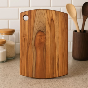 Premium Quality Bamboo Rectangle Fruit Design Cutting <b>Board</b> Sustainable Handmade Dishwasher Safe 1.5cm Thick Kitchen Tool Best - Product Image 2