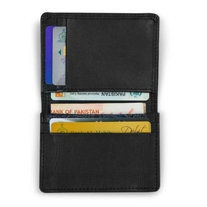 Factory Customized Best Brands Men's Crazy Horse Leather Slim Genuine Real Leather <b>Wallet</b> Bifold Cowhide <b>Holder</b> - Product Image 2