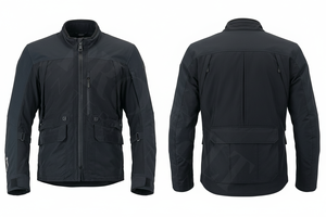 Veste de moto en textile extensible 100% polyester, résistante, légère, avec protection flexible, pour une performance optimale lors de la conduite - Product Image 2