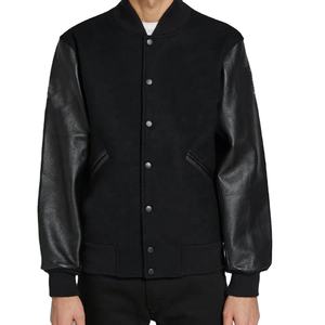 Chaqueta Varsity de Béisbol de Lana Personalizada, Talla Grande, con Servicio OEM, Bordado Chenille, Estilo Urbano, Chaqueta Universitaria de Invierno para Hombre - Product Image 3