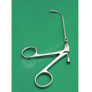 Pince de biopsie manuelle de précision à double action avec insert de nettoyage et d'aspiration, en acier inoxydable, certifiée ISO/CE, portée de travail 10 cm - Product Image 4