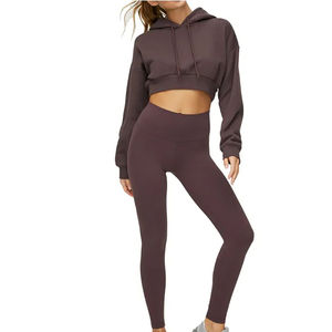 Survêtement en coton imprimé pour femme, écologique, respirant, en molleton, avec logo personnalisé, streetwear, fournisseur en gros, haute qualité - Product Image 2