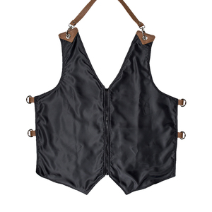 Gilet de barbier Tiki fantaisie, gilet imprimé respirant de haute qualité, design exclusif pour les barbiers et les mixologues - Product Image 2