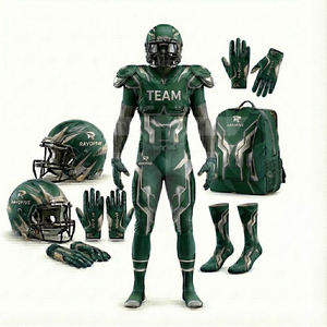 Camisetas de Fútbol Americano con Bordado Totalmente Personalizado, Costuras de Alto Detalle, Ropa Deportiva de Fútbol Americano con Bordado Personalizado - Product Image 2