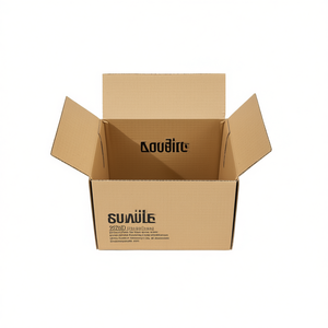 Adjustable Height Telescopic Corrugated Textile <b>Box</b> with Separate Lid Vietnam Manufacturer-Artwork & Crafts - Product Image 2