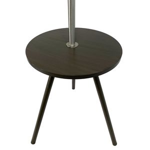 Tavolino Rotondo da 57 Pollici con Lampada e Stazione di Ricarica, Lampade da Terra Eleganti 1.56/9.9 Pollici per Soggiorno o Camera da Letto - Product Image 5