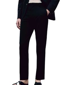 Pantalon chinos pour hommes 100% coton respirant décontracté coupe ajustée taille élastique longueur normale personnalisable pantalon à la mode OEM - Product Image 1