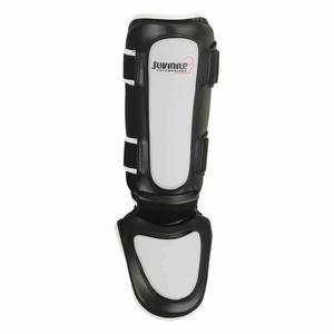 Protector de Piernas Deportivo Profesional Personalizado de Alta Calidad en Cuero PU con Cierre Ajustable para Boxeo, MMA, Taekwondo, Muay Thai - Product Image 2