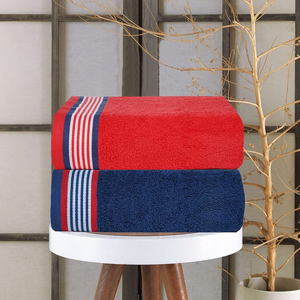 ผ้าขนหนูลายทางคาบาน่าหรูหราแบบ OEM นุ่ม ซึมซับดี แห้งเร็ว เหมาะสำหรับรีสอร์ท โรงแรม ยุโรป - Product Image 1