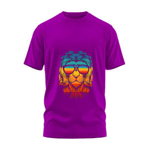 Nueva Camiseta de Algodón Puro de 300G con Cuello Pequeño, Estilo Hip Hop, Corte Holgado, Oversize, para Hombre - Product Image 2