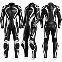Combinaison de moto en cuir véritable sur mesure, imprimée, pour l'hiver, respirante, unisexe, pour course à haute vitesse