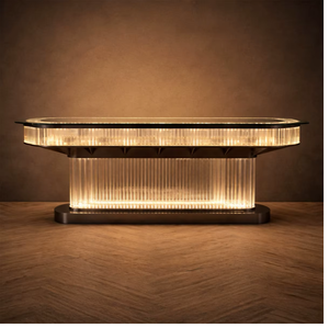Top Selling Elegant Durable Home Decoration Modern Coffee Table Sitting with Led <b>Lights</b> - Product Image 1