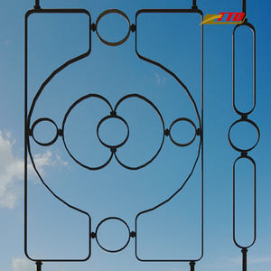 Barandilla de Escalera Moderna de Hierro con Detalles Ornamentales, Pasamanos de Hierro Personalizado para Balcón y Escaleras Elegantes - Product Image 5