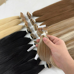 เทปต่อผมเวียดนาม สีอ่อน ผมแท้ 100% เรียบลื่นเป็นธรรมชาติ ตรงสวย ไม่พันกัน ไม่หลุดร่วง - Product Image 4