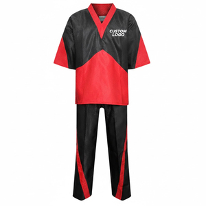 Uniforme de Equipo con Cuello en V, Estilo Libre, Color Negro y Rojo, Servicio OEM ODM, Cómodo, Moderno, del Mejor Proveedor, Último Estilo - Product Image 1