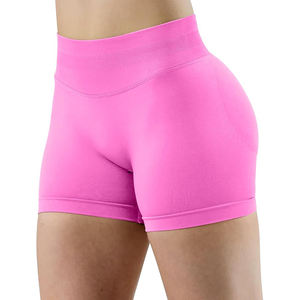 Tummy Control Scrunch Shorts Women's High <b>Waist</b> Yoga Booty Shorts Power Mesh Panel Gym Workout Fitness Wear - Product Image 3