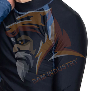 Round Neck Long Sleeve Sublimated <b>Compression</b> <b>Shirts</b> Wholesale Men's Quick Dry Fitness <b>Compression</b> <b>Shirts</b> - Product Image 3