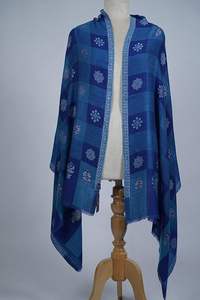 VIC Bufanda de Lana Fina de Cachemira India para Mujer, Modelo Chinar Jk Booti, Transpirable, para Uso Diario en Exteriores, 70x200 cm - Product Image 5