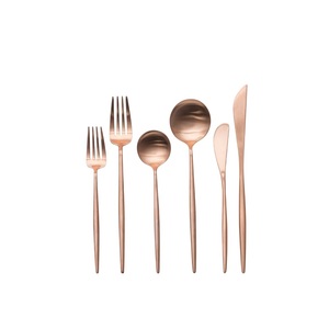Ensemble de couverts de luxe modernes en acier inoxydable durable de haute qualité, finition polie miroir, pour la maison, l'hôtel et le restaurant - Product Image 2