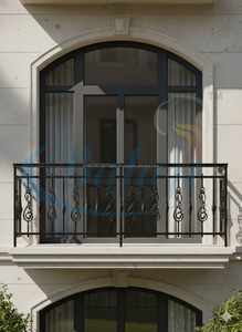 Panneau de balustrade de balcon sans cadre en fonte robuste, anti-rouille, moderne, avec protection UV, galvanisé, pour escalier de balcon, OEM B2B E... - Product Image 2