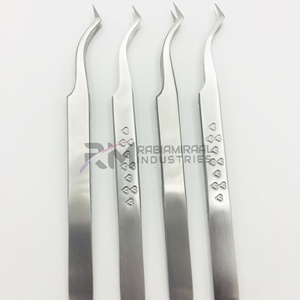 RMI High Quality Product Stainless Steel Fiber Tip <b>Boot</b> Volume Eyelash Tweezers for Eyelash Extension - Product Image 4