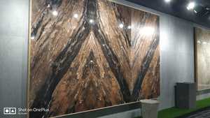 Baldosa de Porcelana con Efecto Mármol Gris, Formato Grande 1200x2400mm, Vetas Plateadas, Textura de Piedra Natural, Acabado Brillante/Satén, 8mm/10mm, Antideslizante - Product Image 3
