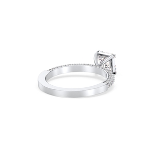 Anillos de compromiso de moissanita con certificación GRA personalizados REYES para mujer, plata de ley 925, regalo de boda, joyería a precio de mayoreo - Product Image 4