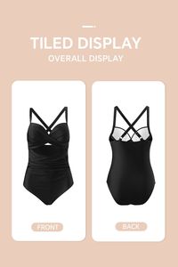 Traje de Baño Personalizado de Una Pieza para Mujer, Moda de Playa y Piscina, Fabricante Premium, Producción al por Mayor - Product Image 4