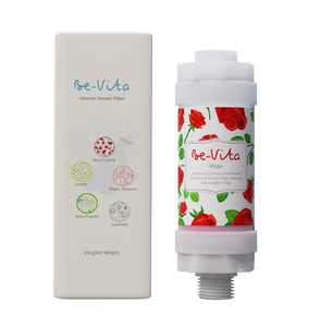 Informe de prueba del filtro de ducha con vitamina C, aroma a menta, material no tóxico, MSDS, hecho en Corea, Bevita, eliminación de cloro, aroma a jardín mentado. - Product Image 4