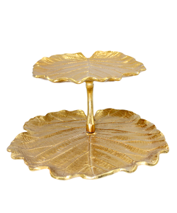 Nouvelles Plaques de Service en Aluminium Moulé, Dorées Brillantes, Plateaux Décoratifs Polyvalents pour Table - Product Image 1