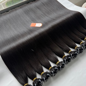 Extensiones de cabello natural vietnamita virgen natural sedoso trama recta 100% de alta calidad al por mayor cutícula alineada cabello humano - Product Image 4