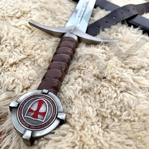 Épée des Templiers, épée médiévale de croisier, épée de collection des Templiers - Product Image 2