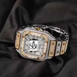 Reloj de Lujo con Diamantes Moissanite de Alta Calidad, Estilo Hip Hop, con Movimiento Mecánico y Esfera de Cristal, para Uso Diario y Regalos Empresariales - Product Image 5