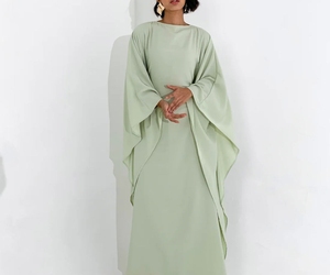Gorgeous Dubai <b>Kaftan</b> for Women Traditional Islamic Breathable Floor Length Long Sleeve Wedding Dress - Product Image 2