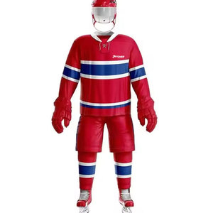 Uniforme de Hockey sobre Hielo Ecológico, Ligero y Transpirable, Conjunto de Jersey y Pantalones para Entrenamiento Profesional y Partidos (Personalizable) - Product Image 1