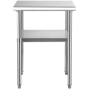 Tavolo da Preparazione Cibo in Acciaio Inossidabile 24 X 24 X 36 Pollici, Capacità di Carico 600 Libbre, Tavolo Resistente in Metallo - Product Image 5