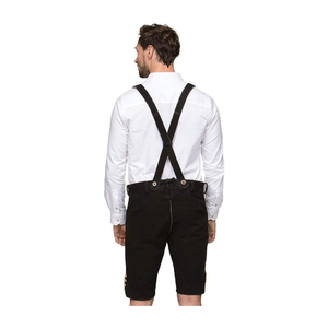 Tenue authentique bavaroise Lederhosen pour homme, grande taille, écologique, costume pour le festival de la bière Oktoberfest, respirant, en daim de vache - Product Image 2