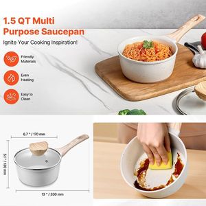 Piccola Pentola Multiuso con Manico per Cucina, Strumento Essenziale per la Cucina - Product Image 4