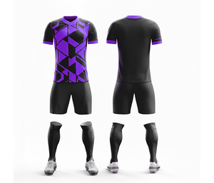 Uniformes de Fútbol Personalizados, Conjuntos de Uniformes de Fútbol por Sublimación |   Tallas para Hombres, Mujeres y Jóvenes |   Ropa Deportiva Ligera de Secado Rápido para Entrenamiento - Product Image 5