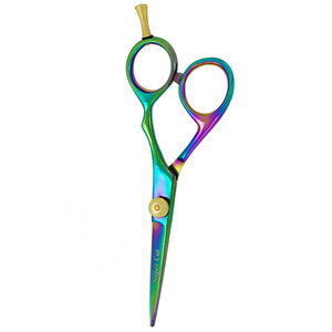 High Quality German Stainless Steel Professional Salon <b>Barber</b> Scissors Multi-Color Gold Adjustment Screw Sharp <b>Blade</b> Hair - Product Image 5