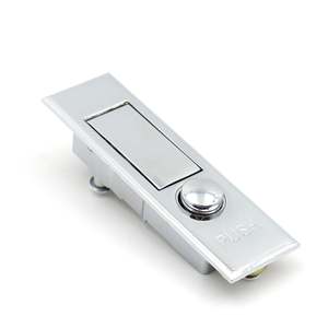 MS503 alliage de zinc armoire électrique bouton poussoir sans clé poignée pivotante panneau serrure de porte - Product Image 6