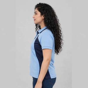 <b>Women</b> <b>Polo</b> <b>Shirts</b> New Style Wholesale <b>Women</b> Casual Wear Knitted Breathable High Quality Short Sleeve Custom Logo & Size - Product Image 4
