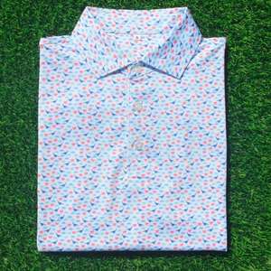 Chemises de golf unies respirantes de haute qualité en gros, 220 grammes, avec poche, logo brodé personnalisé, unisexe, tricotées, pour entreprise - Product Image 4