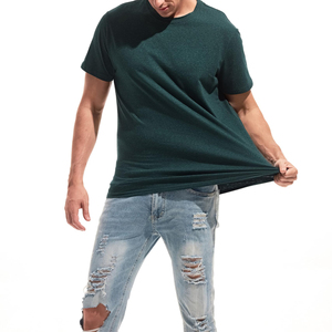 Camisetas de Cuello Redondo 100% Algodón para Hombre, Camisetas Básicas de Manga Corta con Ribete, Camisetas Lisas de Color Sólido, Corte Ajustado - Product Image 6