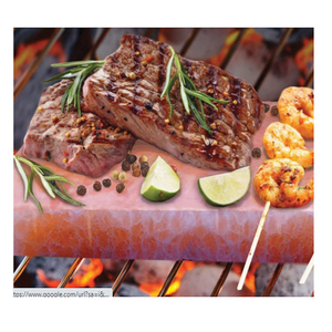 High Quality Wholesale Refined Premium Himalayan Salt Cooking Slab Round <b>Shape</b> Salt <b>Block</b> for BBQ Grill Carved Technique - Product Image 4