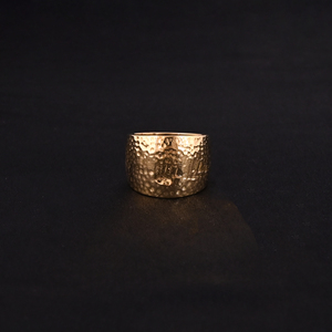 แหวนอินเทรนด์ชุบทองทองเหลืองออกซิไดส์ - Product Image 2