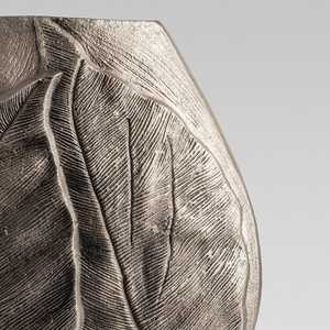 Jarrón de Metal de Aluminio con Diseño de Hojas en Relieve, Redondo y Cónico, con Acabado Brillante, para Exhibición Floral, Decoración del Hogar y Eventos - Product Image 6