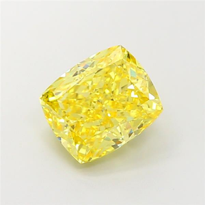 Diamant de laboratoire jaune vif élégant et raffiné, 4,14 carats, VS1, taille excellente, certifié IGI, pour joaillerie fine. - Product Image 5